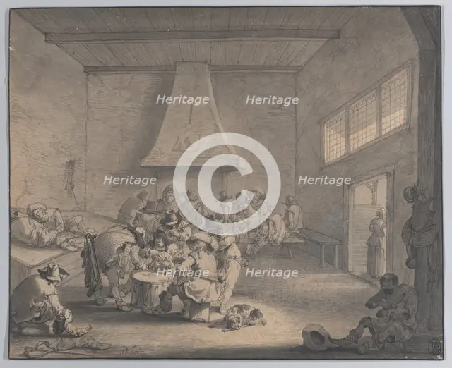 Guardroom Scene, ca.1700. Creator: Peeter Bout.