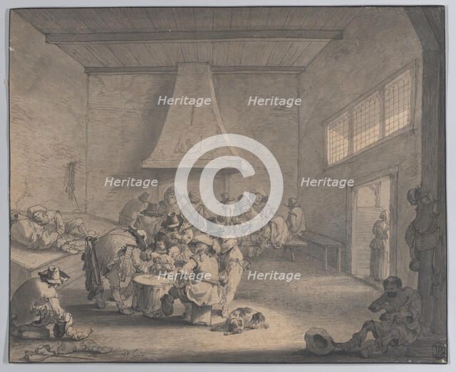 Guardroom Scene, ca.1700. Creator: Peeter Bout.