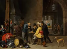 Guardroom with the Deliverance of Saint Peter, ca. 1645-47. Creator: David Teniers II