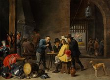 Guardroom with the Deliverance of Saint Peter, ca. 1645-47. Creator: David Teniers II
