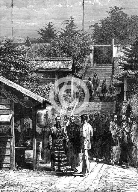 Guards of the Swiss Legation, Yedo (Tokyo), 19th century.Artist: A de Neuville