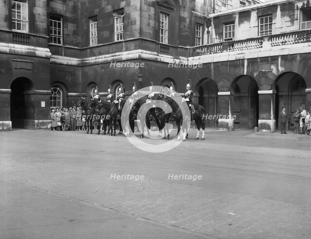 Guards at Horse Guards, London, c1955. Creator: Arthur Charles Kirby Ware.