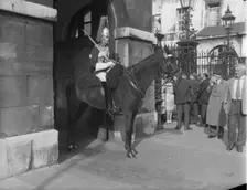 Guards at Horse Guards, London, c1955. Creator: Arthur Charles Kirby Ware