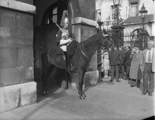 Guards at Horse Guards, London, c1955. Creator: Arthur Charles Kirby Ware