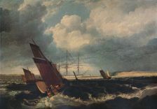 Guardship off the Nore c1844. Artist: Clarkson Stanfield