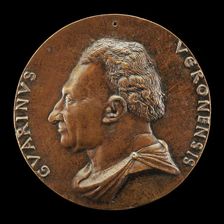 Guarino da Verona, 1374-1460, Humanist [obverse], c. 1446. Creator: Matteo di Andrea de Pasti