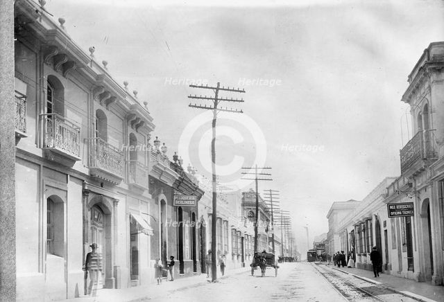 Guatemala - Street Scene, Guatemala City, 1911. Creator: Harris & Ewing.