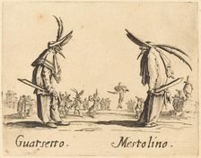 Guatsetto and Mestolino, c. 1622. Creator: Jacques Callot