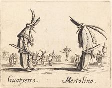 Guatsetto and Mestolino, c. 1622. Creator: Jacques Callot