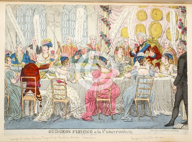 Gudgeon Fishing a la Conservatory, 1811.