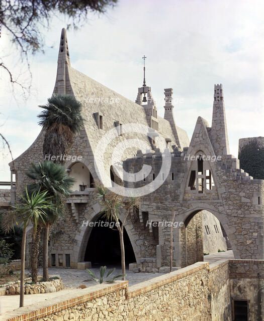 Güell cellar in El Garraf, work by Francesc Berenguer i Mestres (1866 - 1914), a disciple of Anto…
