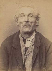 Guelle (ou Gueulle, dit St Denis). 72 ans, né à Beauvais (Oise). Matelassier. Anarchiste. ..., 1894. Creator: Alphonse Bertillon