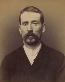 Guénant. Louis, Désiré. 31 ans, né à Paris XVIIIe. Comptable. Anarchiste. 2/3/94., 1894. Creator: Alphonse Bertillon