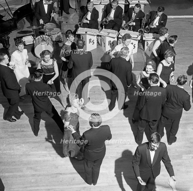 Guests at a Christmas dance at Sheffield University, South Yorkshire, 1967. Artist: Michael Walters