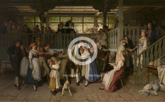 Guests at a Wedding, 1882. Creator: Theodore Gerard.