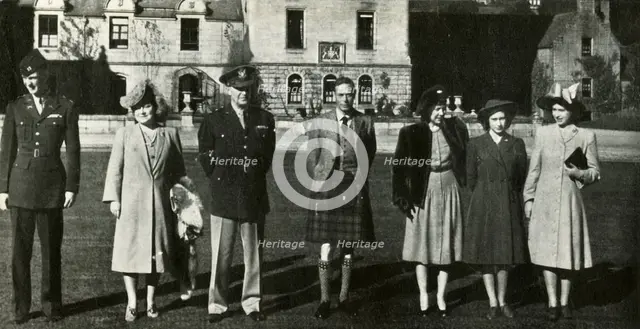 'Guests at Balmoral', October 1946, (1947).  Creator: Unknown.