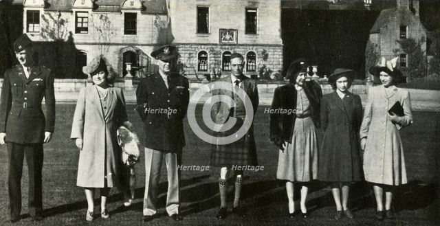 'Guests at Balmoral', October 1946, (1947).  Creator: Unknown.