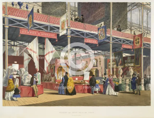 Guernsey, Jersey, Malta, Ceylon,1854. Creator: Joseph Nash.