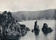 Guernsey - Moulin Huet Bay, with the Dog and Lion Rocks 1895
