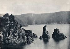 Guernsey - Moulin Huet Bay, with the Dog and Lion Rocks 1895