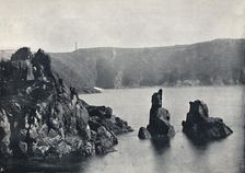 Guernsey - Moulin Huet Bay, with the Dog and Lion Rocks 1895