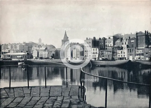 'Guernsey - The Old Harbour', 1895. Artist: Unknown.