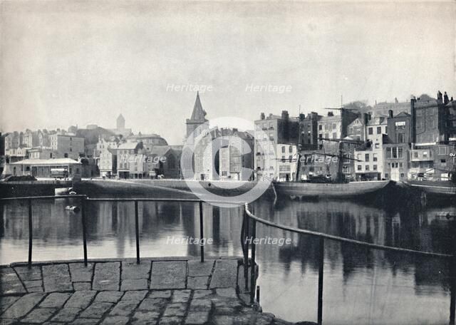 'Guernsey - The Old Harbour', 1895. Artist: Unknown.
