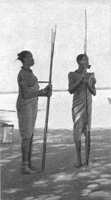 'Guerriers Chillouks; Le Nord-Est Africain 1914. Creator: Unknown