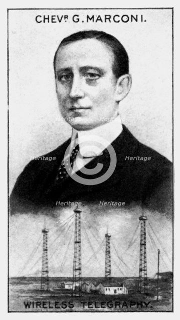 Guglielmo Marchese Marconi, Italian electrical engineer, (c1924). Artist: Unknown