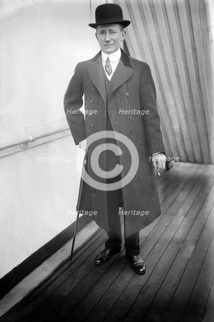 Guglielmo Marconi (1874 - 1934), c. 1915.