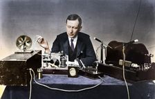 Guglielmo Marconi (1874-1937), Italian physicist and radio pioneer