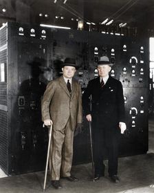 Guglielmo Marconi and David Sarnoff, 1933