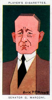 Guglielmo Marconi, Italian inventor, 1926.Artist: Alick P F Ritchie