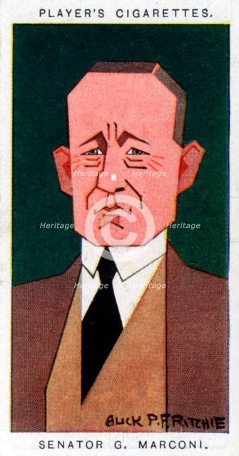 Guglielmo Marconi, Italian inventor, 1926.Artist: Alick P F Ritchie