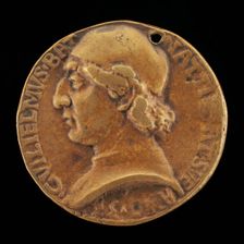 Guglielmo Batonatti [obverse], c. 1480/1486. Creator: Niccolo Fiorentino
