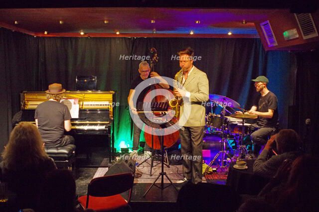 Guido Spannocchi Quartet, Verdict Jazz Club, Brighton, East Sussex, Sept 2023. Creator: Brian O'Connor.