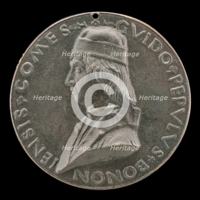 Guido Pepoli, 1449-1505, Noble of Bologna [obverse], c. 1485/1486. Creator: Sperandio Savelli.