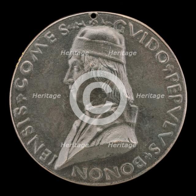 Guido Pepoli, 1449-1505, Noble of Bologna [obverse], c. 1485/1486. Creator: Sperandio Savelli.