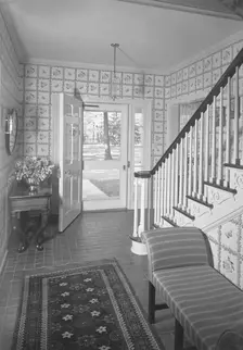 Guido R. Rahr, residence in Manitowoc, Wisconsin, 1945. Creator: Gottscho-Schleisner, Inc