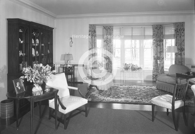 Guido R. Rahr, residence in Manitowoc, Wisconsin, 1945. Creator: Gottscho-Schleisner, Inc.