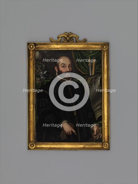 Guidobaldo II della Rovere, Duke of Urbino...armour by Filippo Negroli, Italian, ca. 1580-85. Creator: Unknown.