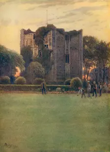 Guildford Castle 1911, (1914). Artist: James S Ogilvy