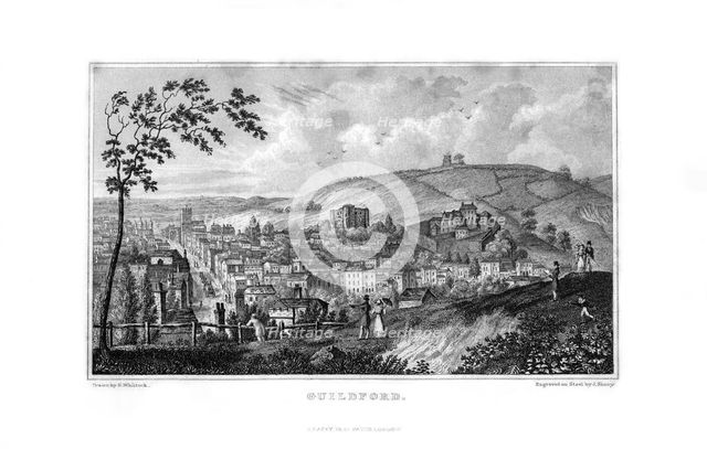 Guildford, Surrey, 1829.Artist: J Shury