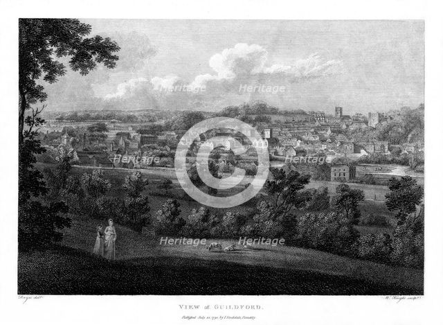 Guildford, Surrey, England, 1798.Artist: W Knight