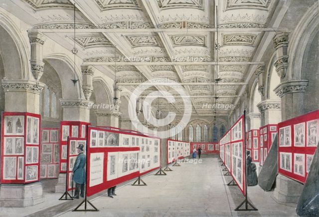 Guildhall Museum, City of London, 1872. Artist: S Maund