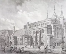 Guildhall Library, London, 1872. Artist: Sprague & Co