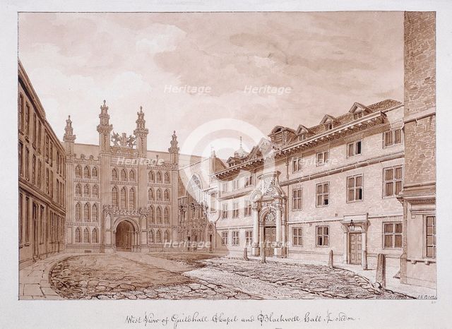 Guildhall, London, 1739. Artist: William Henry Toms