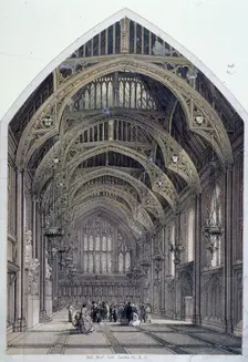 Guildhall, London, c1870. Artist: Kell Brothers