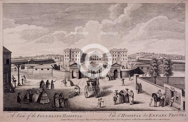 Guilford Street, St Pancras, London, 1753. Artist: Nathaniel Parr