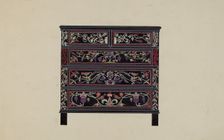 Guilford Painted Chest, c. 1936. Creator: Martin Partyka